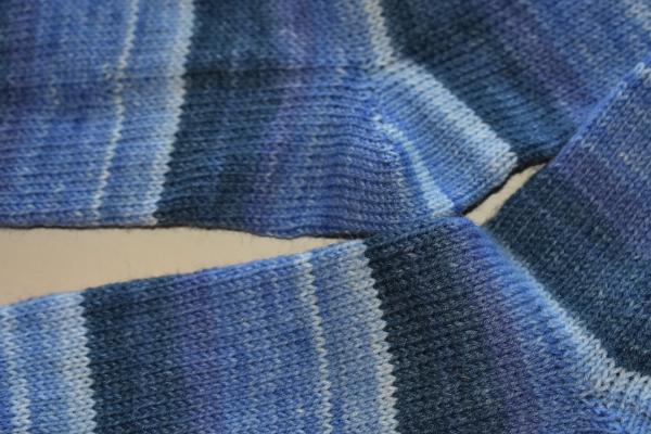 45 - 46 gestrickte Socken Opal Regenwald - Simon jeans